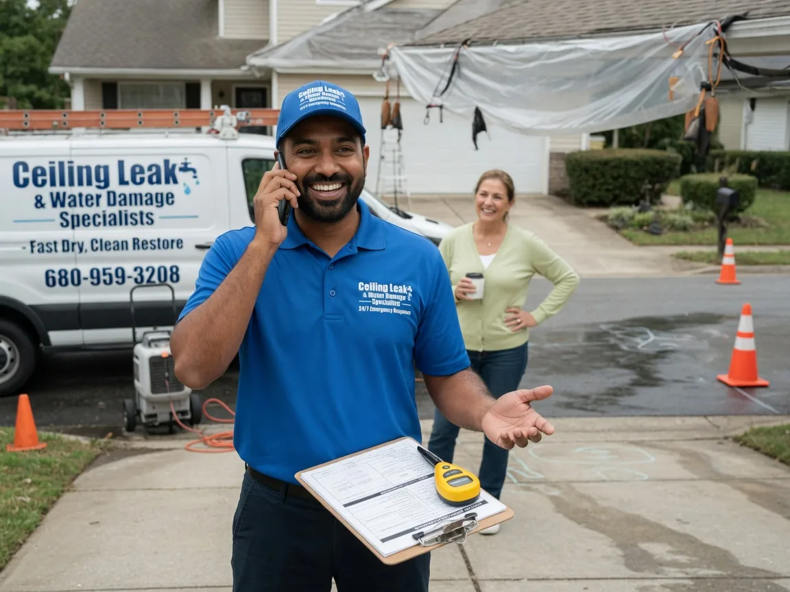 Ceiling Leak Cleanup Menahga, MN FAQs